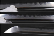 武士刀|龙纹地肌烧刃日本刀(LJG-1166) 人气指数：7980