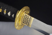 海浪铜装武士刀|T10钢烧刃|(LJG-1217-1) 人气指数：5204