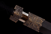 新饰纹八面汉剑|百炼钢（LJG-2335） 人气指数：3640