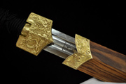 铜装四圣兽汉剑|T10钢烧刃（LJG-2533） 人气指数：8575