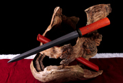 红木短剑|百炼花纹钢（LJG-2638） 人气指数：3416