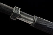 饕餮纹铁装错银汉剑|地肌精炼钢（LJG-2702） 人气指数：3190