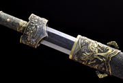 上古帝王剑-经典版|百炼花纹钢（LJG-2707） 人气指数：2590