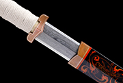 周强刀剑作品-素装大漆鞘楚剑-珍藏版（LJG-2920） 人气指数：289